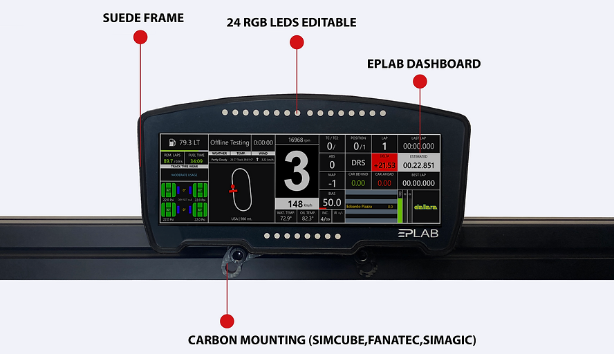 eplab sim racing d-performance dashboard