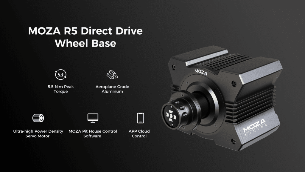 Moza Racing: Dit Is De Ultieme Buyers Guide 2024! 15 moza racing R5 direct drive wheel base