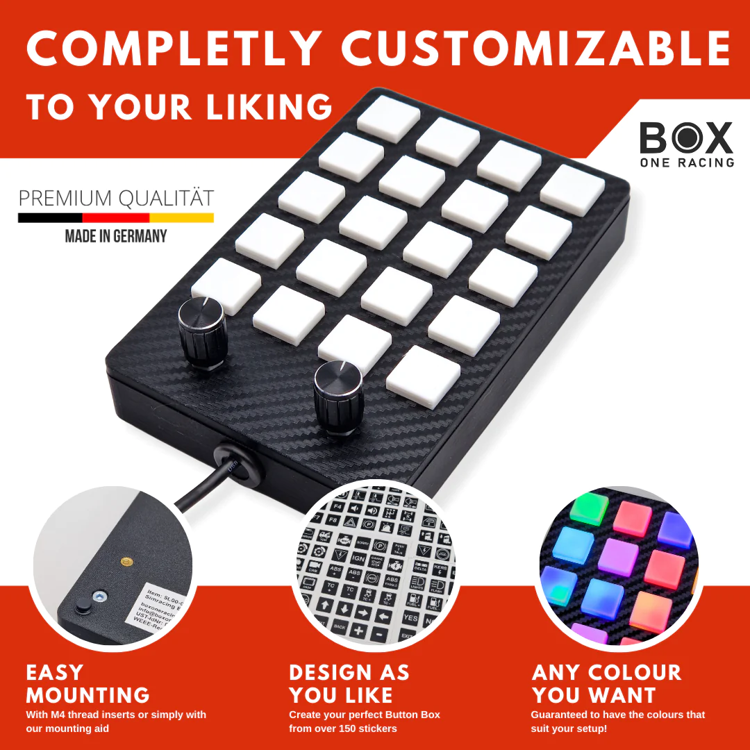 Box One Racing X1 Button Box Review: Ultimate Control 15 BOR X1 Button Box