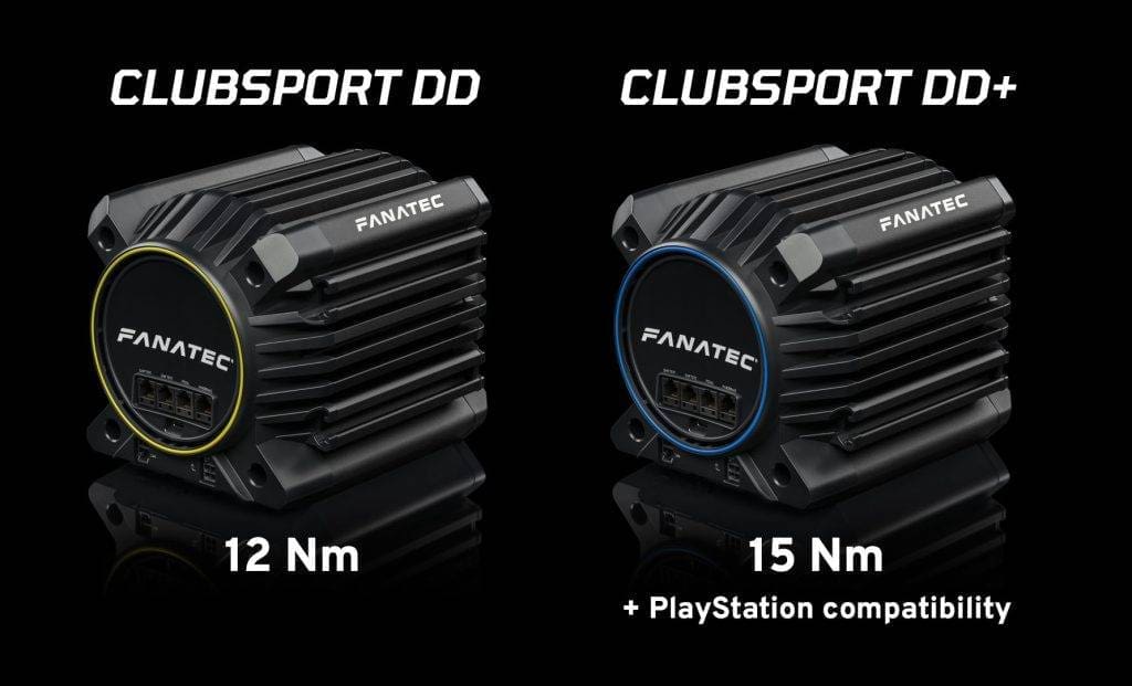 fanatec clubsport dd and clubsport dd+