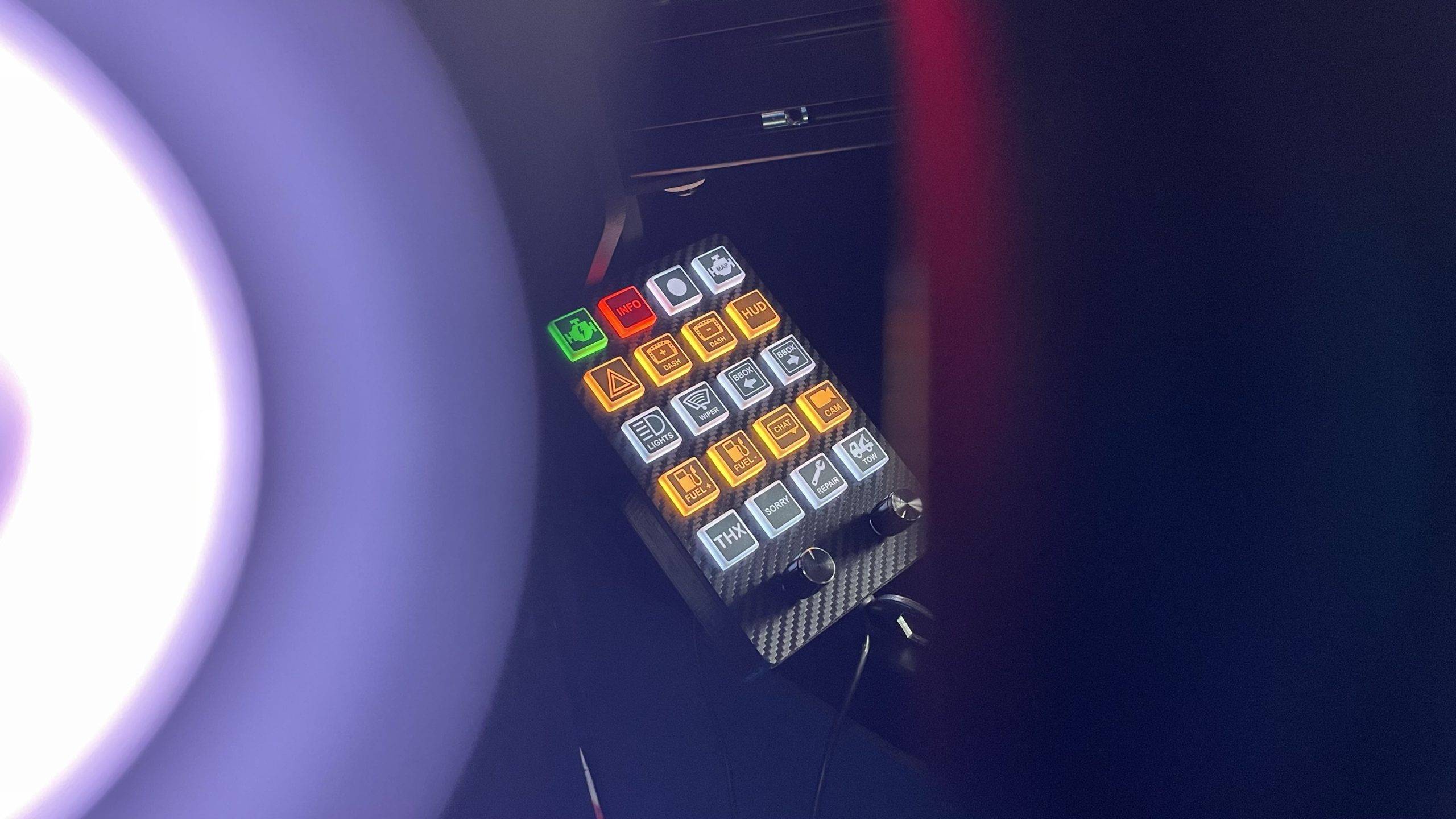 box one racing x1 button box