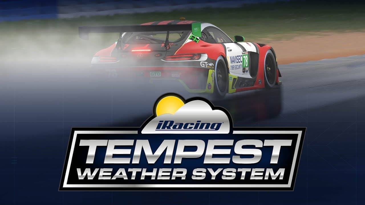 rasendes Sturm-Wetter-System