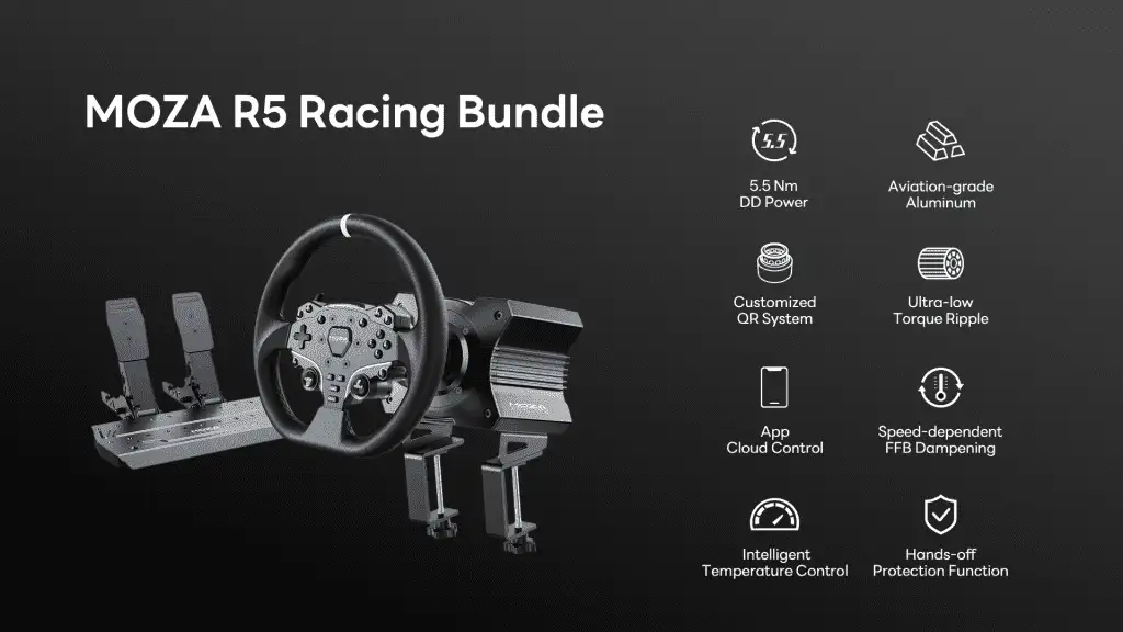 moza r5 racing bundle