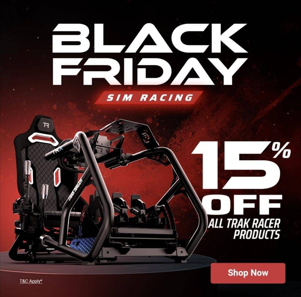 These are the Fanatec Black Friday 2025 Deals! 48 Trak Racer Black Friday Deals