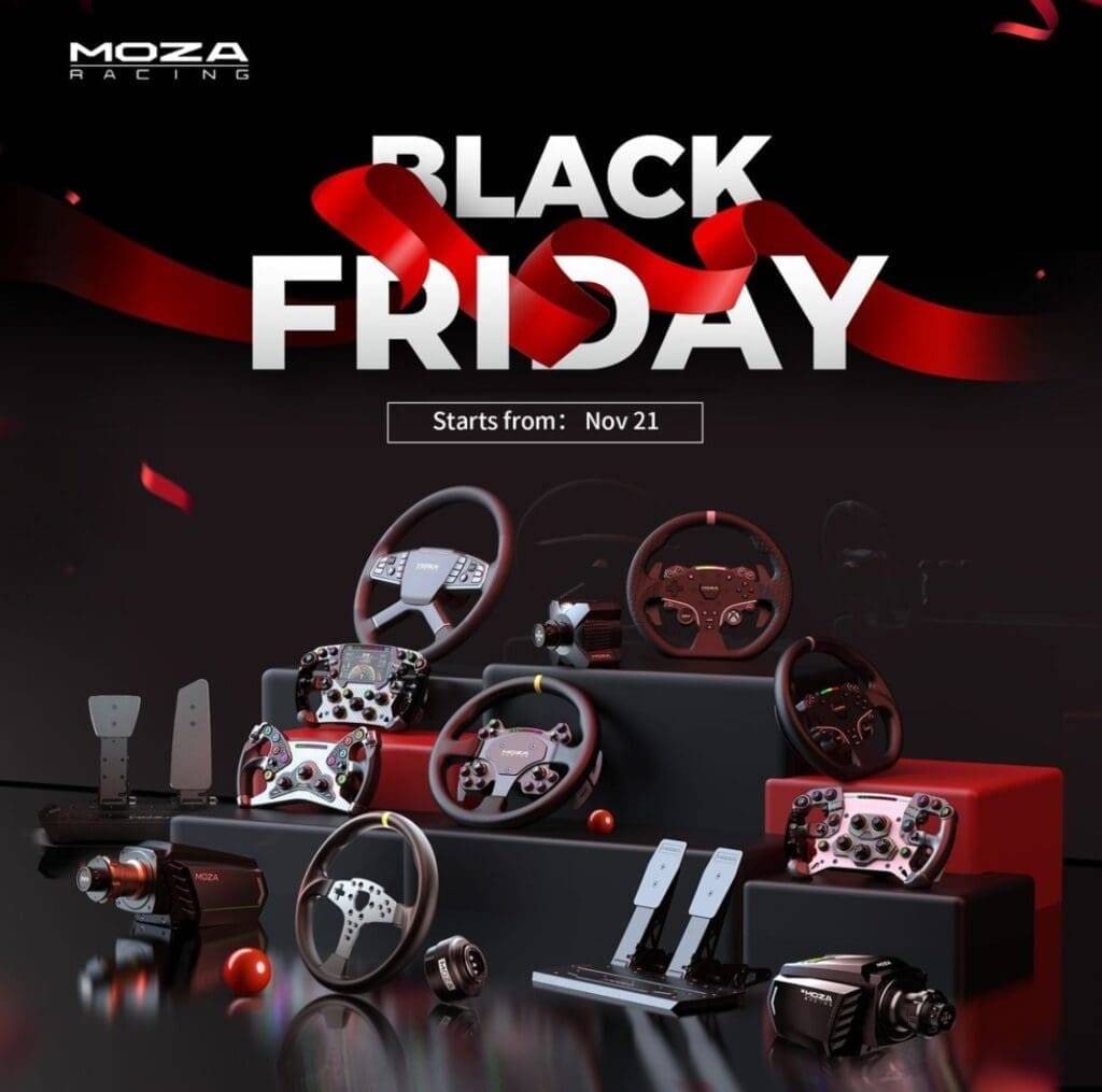 These are the Fanatec Black Friday 2025 Deals! 45 moza racing black friday