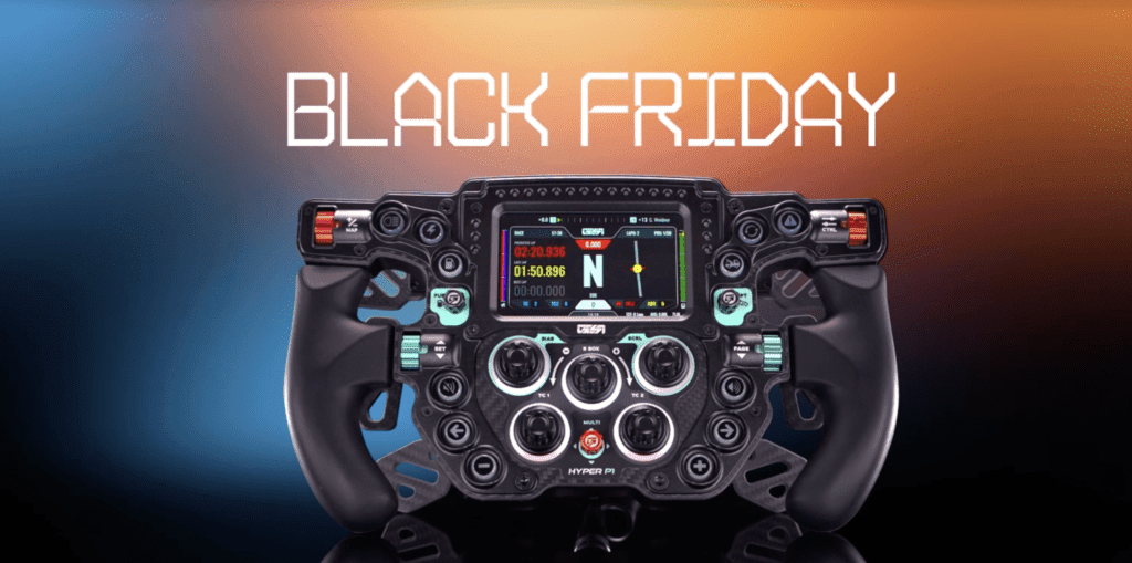 These are the Fanatec Black Friday 2025 Deals! 44 GSI Black Friday Deals