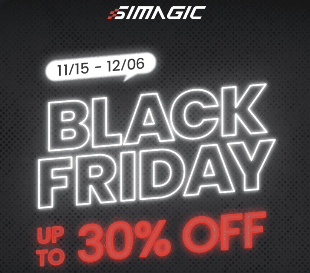 These are the Fanatec Black Friday 2025 Deals! 50 simagic Black Friday deals
