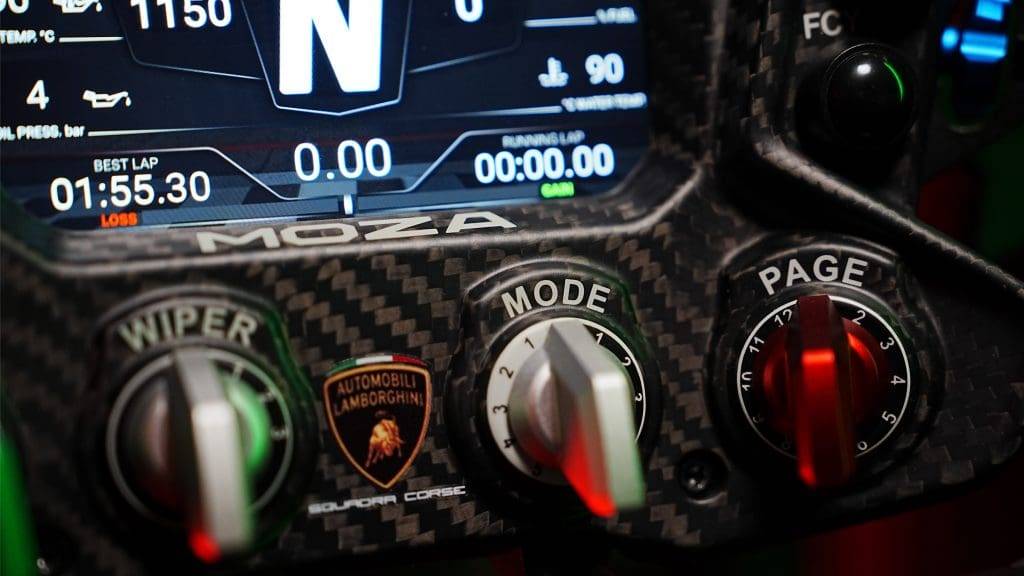 moza racing lamborghini essenza scv12 sim racing wheel