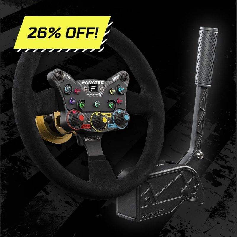 These are the Fanatec Black Friday 2025 Deals! 43 Fanatec ClubSport Handbrake V2