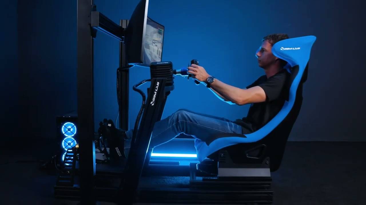 Rennsimulator-Cockpit