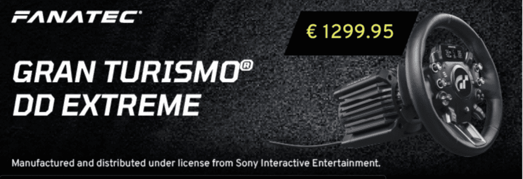 fanatec gran turismo dd extreme