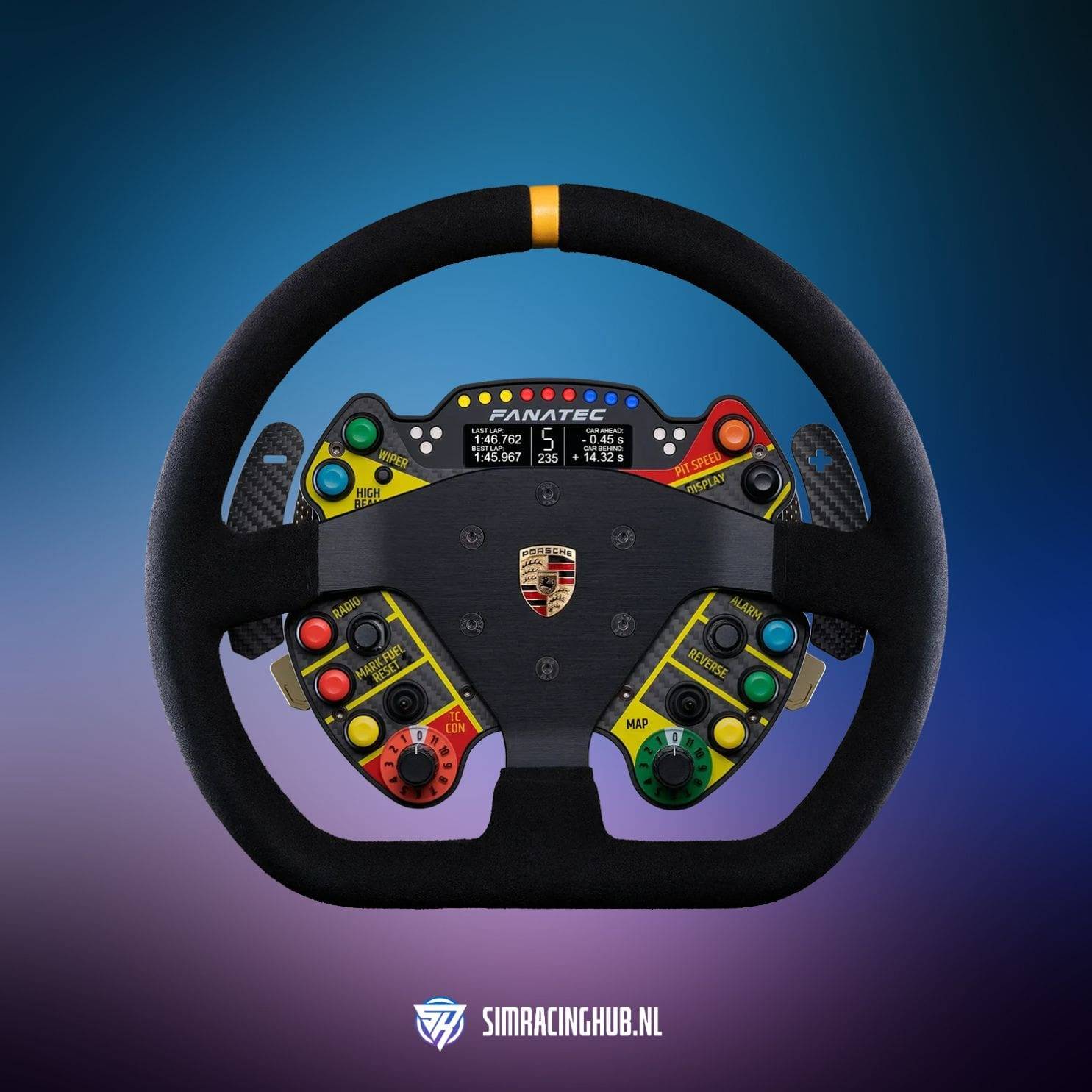 fanatec PODIUM STEERING WHEEL PORSCHE 911 GT3 R (SUEDE)