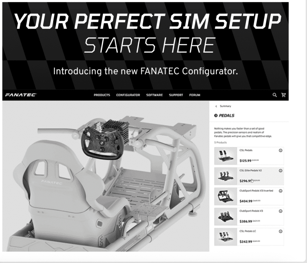 Fanatec Launches New Fanatec Configurator - Compose Your Ultimate Setup 6 fanatec configurator