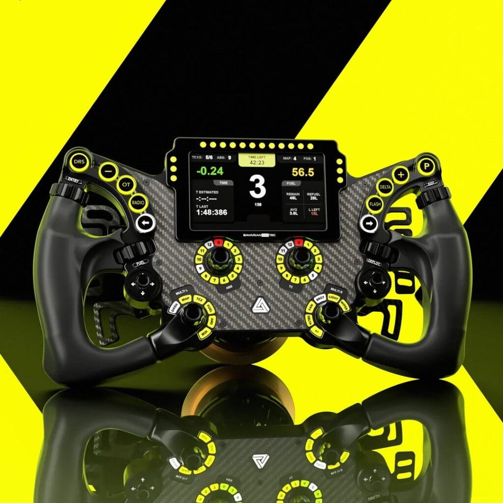 Bavarian Sim Tec launches The New Delta: A High-End Hybrid Steering Wheel With More Than 100 Inputs 6 Bavarian Sim Tec Delta
