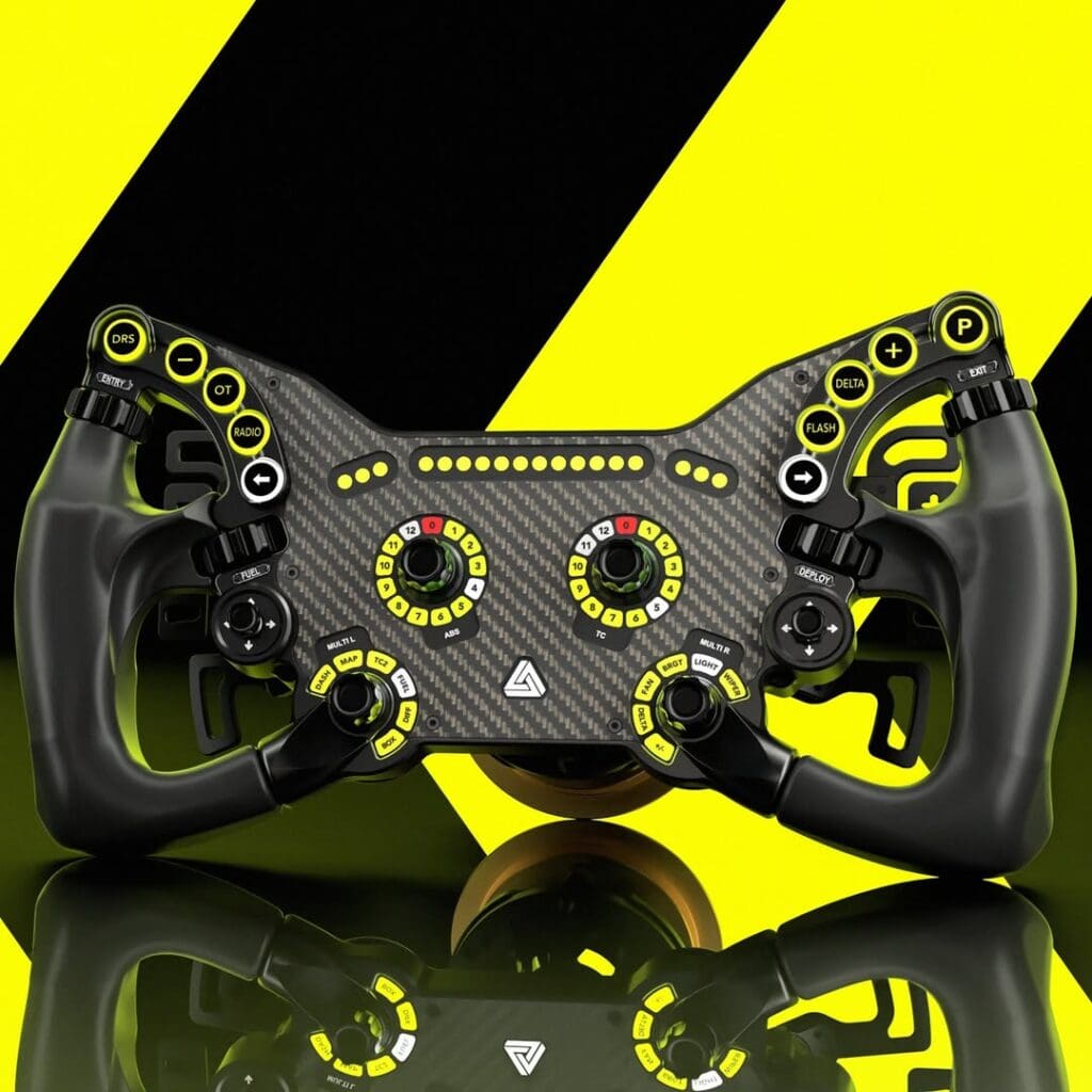 Bavarian Sim Tec launches The New Delta: A High-End Hybrid Steering Wheel With More Than 100 Inputs 7 Bavarian Sim Tec Delta