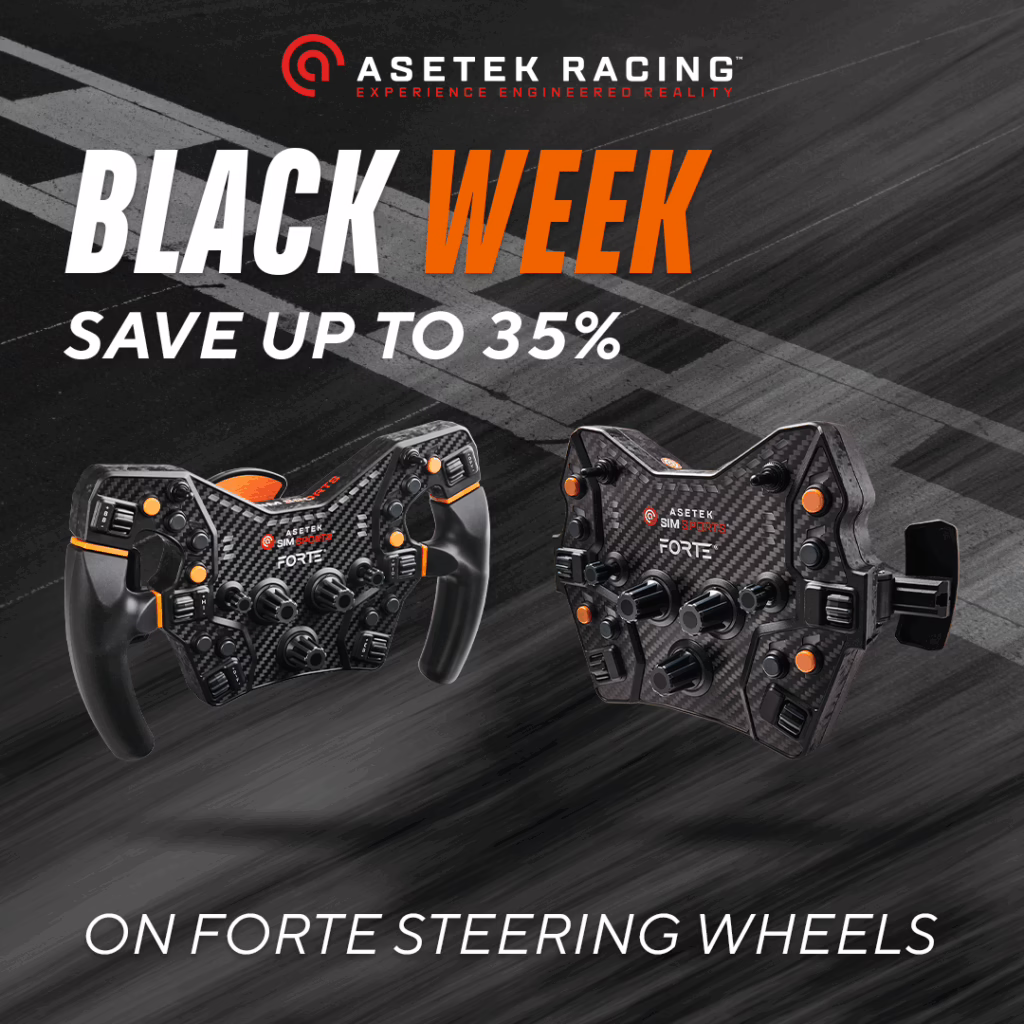 Asetek SimSports Black Friday Deals 2025 - Up to 40% Discount on Sim Racing Hardware! 11 Asetek Simsports Black Friday deals 2025