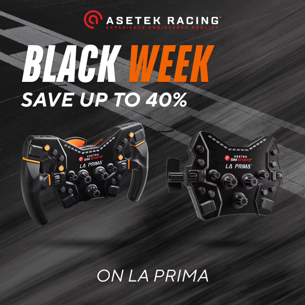 Asetek SimSports Black Friday Deals 2025 - Up to 40% Discount on Sim Racing Hardware! 10 Asetek Simsports Black Friday deals 2025
