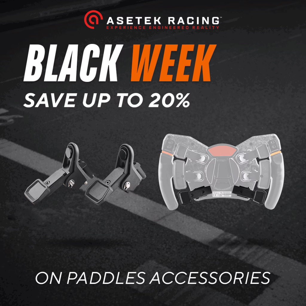 Asetek SimSports Black Friday Deals 2025 - Up to 40% Discount on Sim Racing Hardware! 12 Asetek Simsports Black Friday deals 2025