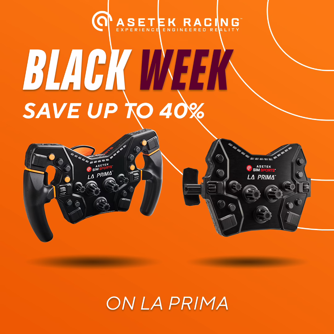 Asetek SimSports Black Friday Deals 2025 - Up to 40% Discount on Sim Racing Hardware! 15 asetek sim racing Black Friday deals 2025
