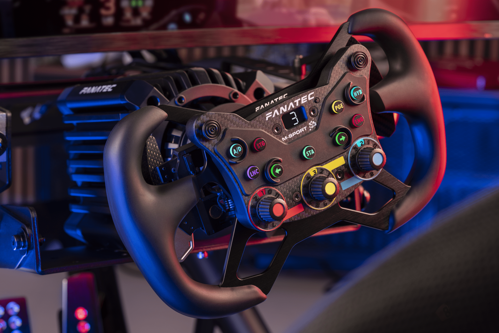 New Fanatec ClubSport Wheel Rim GT3: New Steering Wheel For The ClubSport Universal Hub 7 Fanatec ClubSport GT3 Wheel